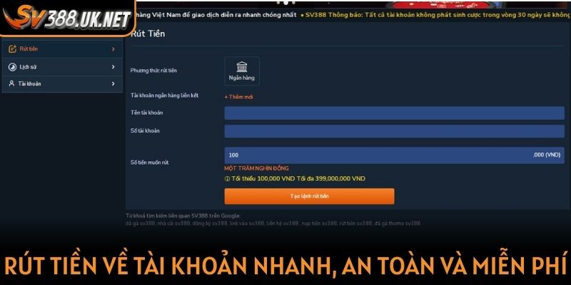 Sv388 ⭐️ Link Trực Tiếp Đá Gà 2025 | Tặng 100k Cho Người Mới Rút tiền về tài khoản nhanh, an toàn và miễn phí